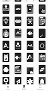 Monotone - Dark Icon Pack screenshot 1