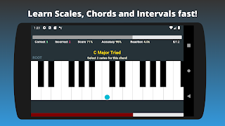 Piano Chords & Scales Trainer poster