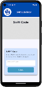 برنامه‌نما Swift Code Finder عکس از صفحه