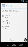 Presets الملصق