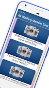 All Washing Machine Error Code اسکرین شاٹ 2