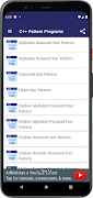 C++ Pattern Programs syot layar 1