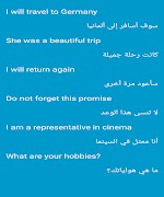 برنامه‌نما Important Arabic Sentences عکس از صفحه