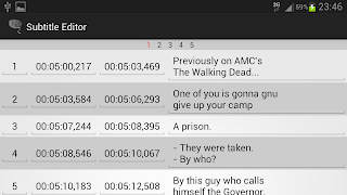 Subtitle Editor screenshot 2