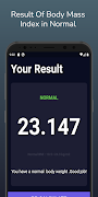 Bmi Calculator स्क्रीनशॉट 1