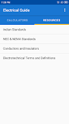 Electrical Guide (Calc & Stds) ภาพหน้าจอ 2