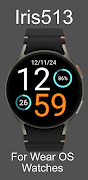 Digital Watch Face Iris513 poster