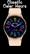 Watch Face CHAOTIC COLOR HOURS screenshot 3
