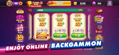 برنامه‌نما Backgammon Plus - Board Game عکس از صفحه