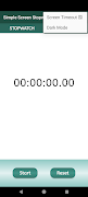 Simple Screen Stopwatch скриншот 3