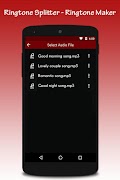 Ringtone Splitter - Ringtone M screenshot 1