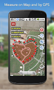Planimeter - GPS area measure screenshot 2