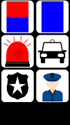 police lights poster
