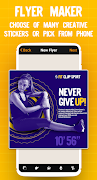 برنامه‌نما Flyer Maker - Poster Design عکس از صفحه