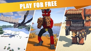 Poster Mod 500 mobs for Minecraft