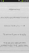 Gothic Fonts Message Maker постер