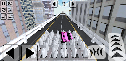 Car vs spike drive crash test Screenshot 1