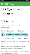 Learn CSS Tutorial imagem de tela 4
