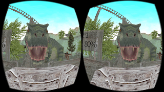 Jurassic Roller Coaster VR poster