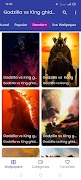 Godzilla vs King ghidorah and Kong Wallpaper Poster