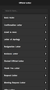 All Letter Writing Sample ポスター