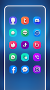 Morphic 3D Icon Pack captura de pantalla 3