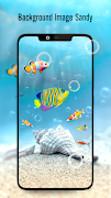 برنامه‌نما Fish On Screen 3D Wallpaper عکس از صفحه