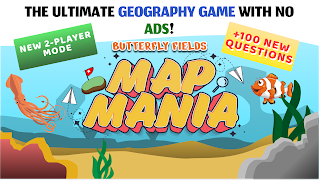 Map Mania: Geography Games penulis hantaran