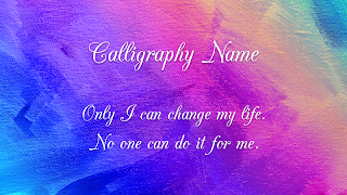 Calligraphy Name captura de pantalla 2