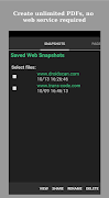 Web Snapshots Ad-free تصوير الشاشة 1