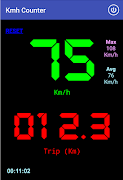 Kmh Counter (Speedometer)-poster