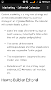 برنامه‌نما Content Marketing Tutorial عکس از صفحه