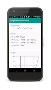 برنامه‌نما Polynomial Root Finder عکس از صفحه