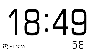 برنامه‌نما Digital Clock - addfree عکس از صفحه