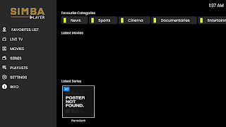SIMBA PLAYER Screenshot 4