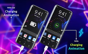 Animatie batterij opladen-poster