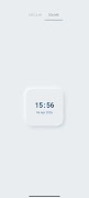 Minimal Digital Clock Widget Plakat