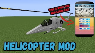 Helicopter Mod For Minecraft screenshot 2