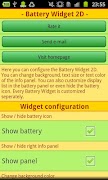برنامه‌نما Battery Widget 2D عکس از صفحه