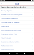 NHS Safeguarding Guide تصوير الشاشة 4