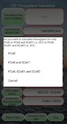 برنامه‌نما LTE-4G Throughput Calculator عکس از صفحه