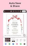 Invitation Maker & RSVP App screenshot 7