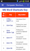 Computer Shortcut Keys ภาพหน้าจอ 6