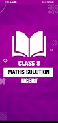Poster 8 Class Math Solution Book