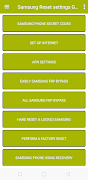 Samsung Reset settings  Guide poster