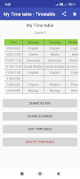 School Timetable تصوير الشاشة 2