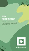 Apk Extractor - Generate, Save স্ক্রিনশট 1