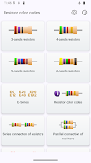 Resistor color code calculator plakat