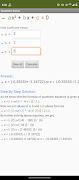 Quadratic Equation Solver Ekran Görüntüsü 7