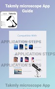 Takmly microscope App Guide 스크린샷 2